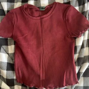 Dark purple crop top